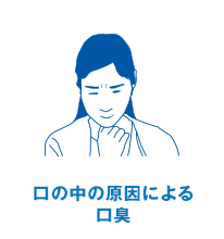 口の中の原因による口臭